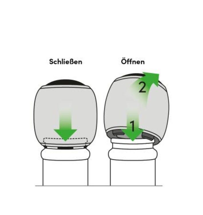 Take2 Champian Champagne stopper (Zwart) - Panache (Koksijde)