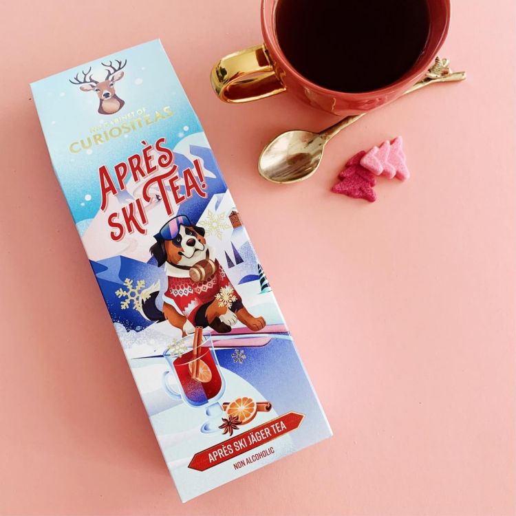 The Cabinet Of CuriosiTEAs Apres Ski Jäger Tea Giftbox (Blauw) - Panache (Koksijde)