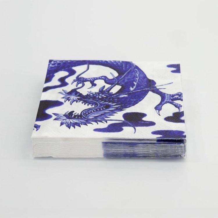 Tokyo Design Studio 20 Servetten Japonism (Blue) - Panache (Koksijde)