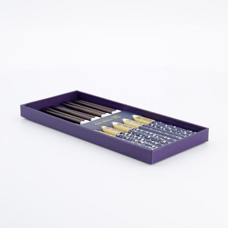 Tokyo Design Studio Chopsticks Blue Plum 5 paar (Multi) - Panache (Koksijde)