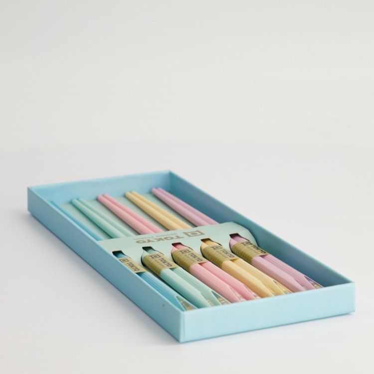 Tokyo Design Studio Chopsticks Cloud Emoji 5 paar (Multi) - Panache (Koksijde)