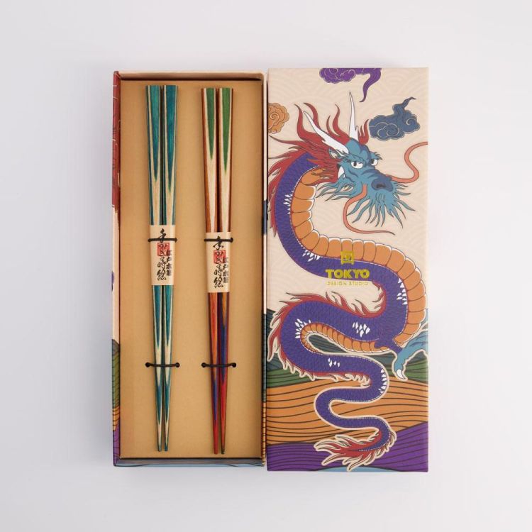 Tokyo Design Studio Chopsticks Dragon 2 paar (Multi) - Panache (Koksijde)