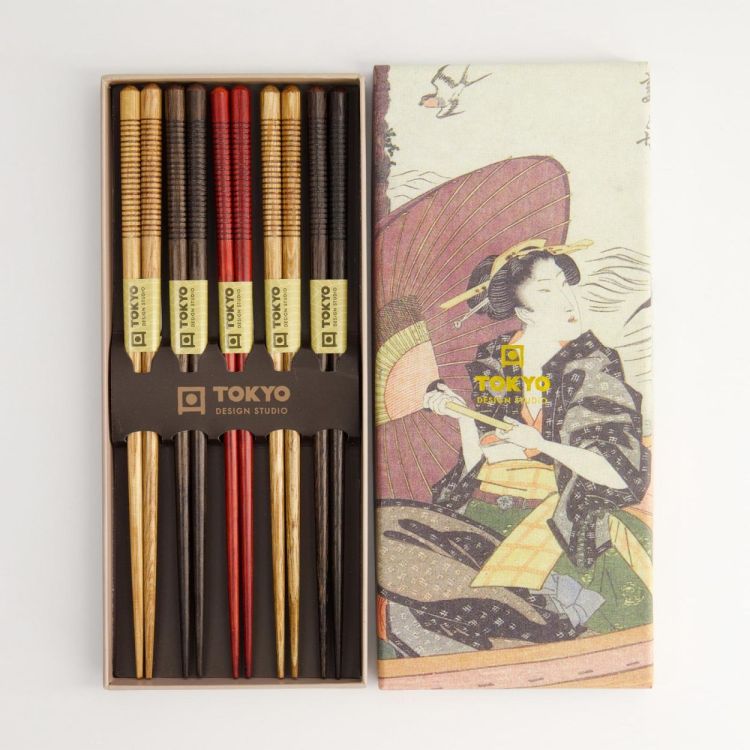 Tokyo Design Studio Chopsticks Rings 5 paar (Multi) - Panache (Koksijde)