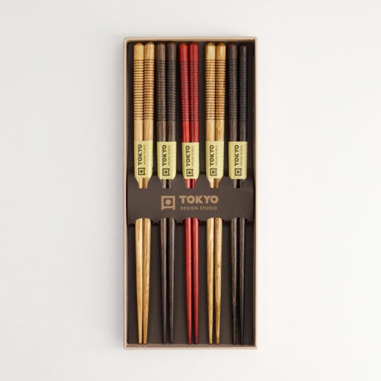 Tokyo Design Studio Chopsticks Rings 5 paar (Multi) - Panache (Koksijde)