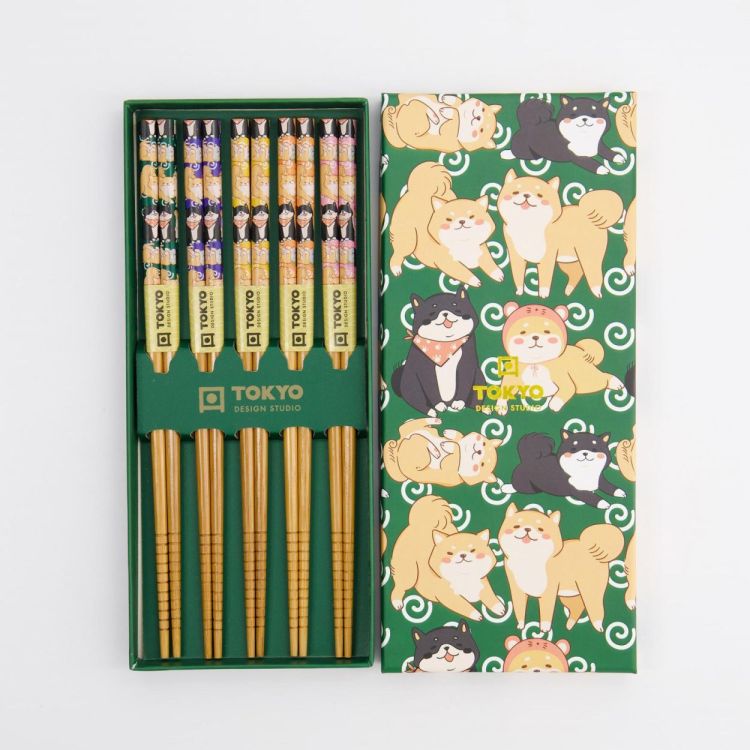Tokyo Design Studio Chopsticks Shiba 5 paar (Multi) - Panache (Koksijde)