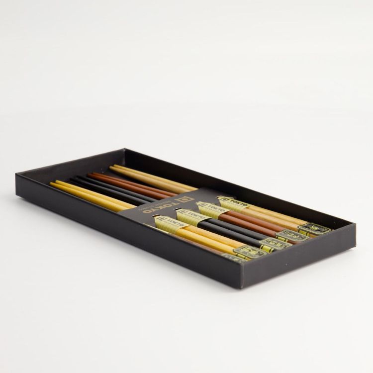 Tokyo Design Studio Chopsticks Wood 5 paar (Multi) - Panache (Koksijde)