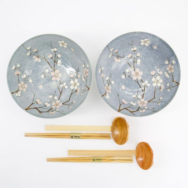 Tokyo Design Studio Fujisakura Ramen set 21cm 1000ml (Blue) - Panache (Koksijde)