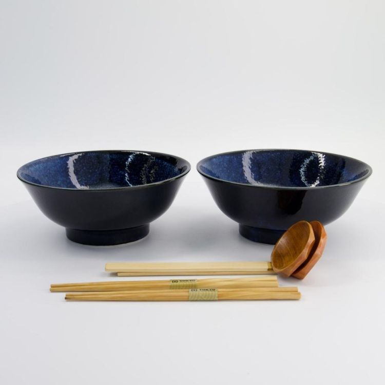Tokyo Design Studio Izayoi Ramen set 21cm 1300ml (Blue) - Panache (Koksijde)