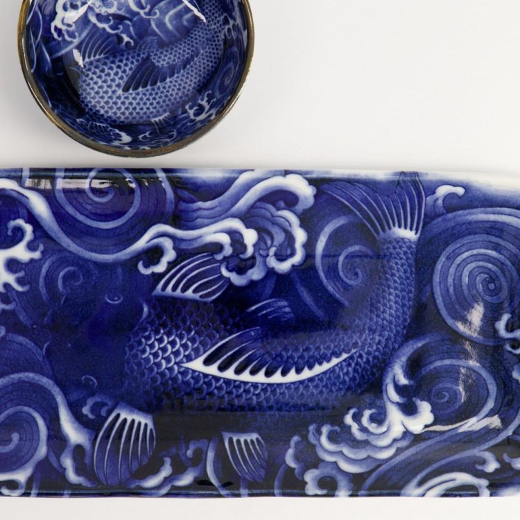 Tokyo Design Studio Japonism Carp Sushi 3-pcs (Blue) - Panache (Koksijde)