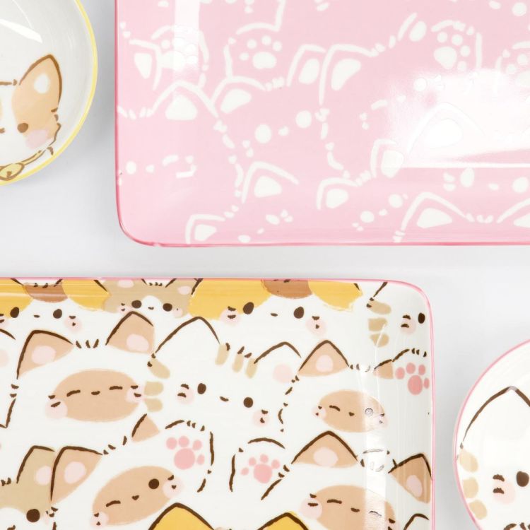 Tokyo Design Studio Kawaii Cat Sushi plate set (Multi) - Panache (Koksijde)