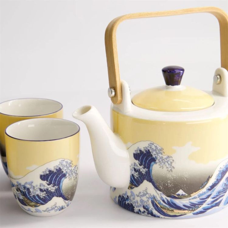 Tokyo Design Studio Kawaii Hokusai Tea set (Blauw) - Panache (Koksijde)