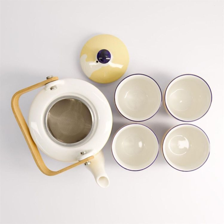 Tokyo Design Studio Kawaii Hokusai Tea set (Blauw) - Panache (Koksijde)