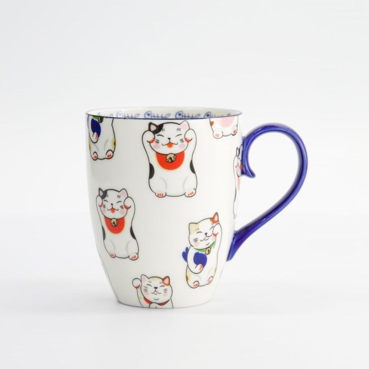 Tokyo Design Studio Kawaii Lucky Cat Classic mug 380ml (White) - Panache (Koksijde)