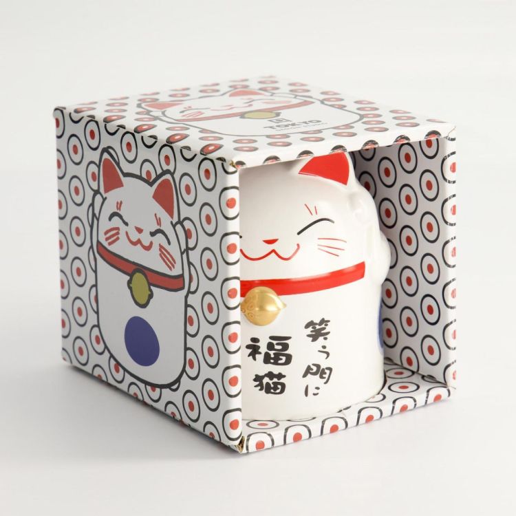 Tokyo Design Studio Kawaii Lucky Cat mug 350ml (Blue) - Panache (Koksijde)