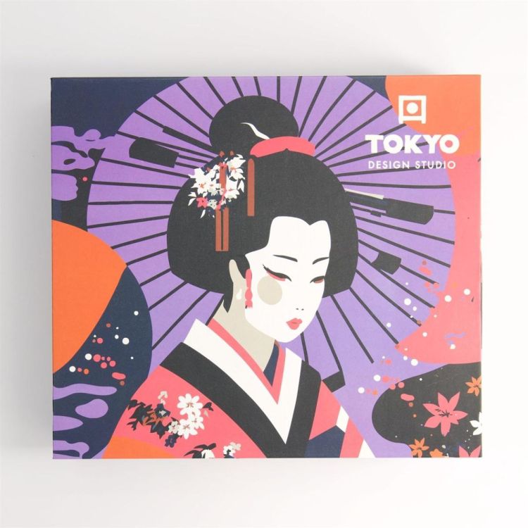 Tokyo Design Studio Kawaii Maiko Sushi plate set (Paars) - Panache (Koksijde)