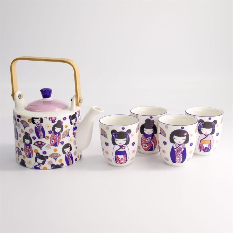 Tokyo Design Studio Kawaii Maiko Tea set (Paars) - Panache (Koksijde)