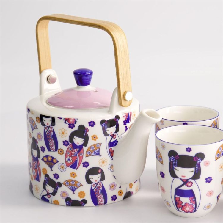 Tokyo Design Studio Kawaii Maiko Tea set (Paars) - Panache (Koksijde)