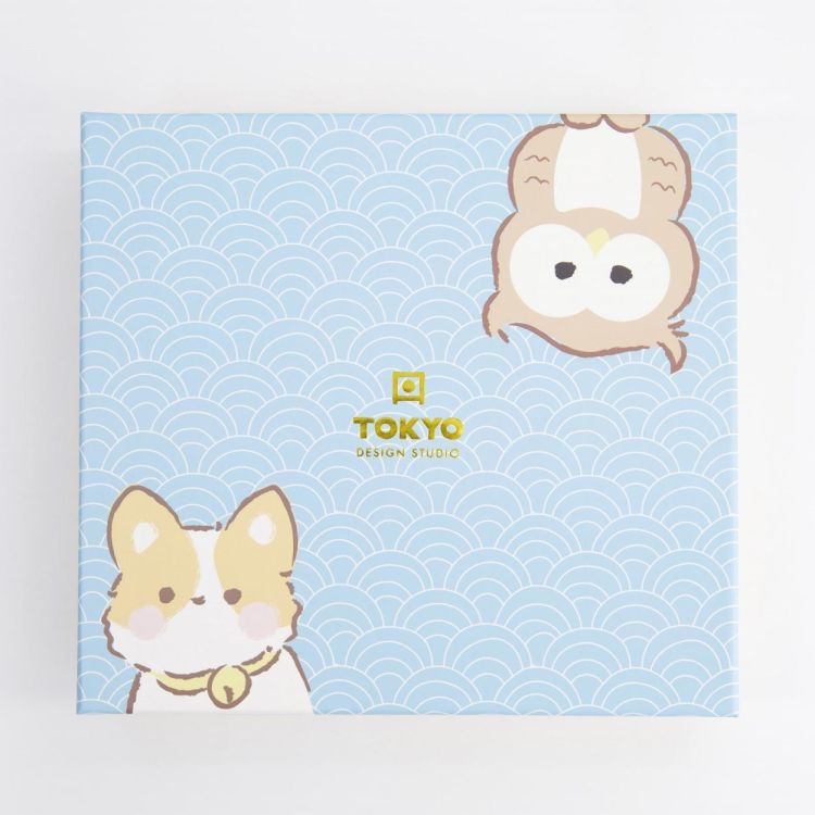 Tokyo Design Studio Kawaii Shiba Owl Sushi plate set (Multi) - Panache (Koksijde)