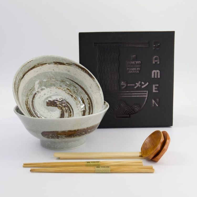 Tokyo Design Studio Masamura Naruto Ramen set 21cm 1300ml (Brown) - Panache (Koksijde)