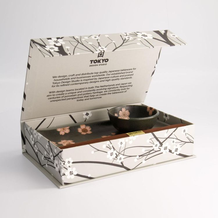 Tokyo Design Studio Sakura Black Sushi set (Black) - Panache (Koksijde)