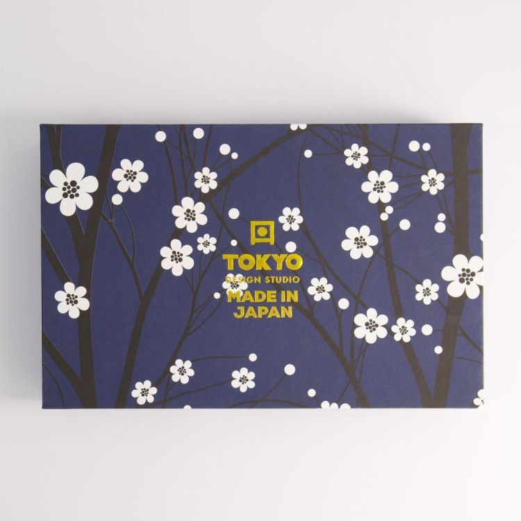 Tokyo Design Studio Sakura Navy Sushi set (Blauw) - Panache (Koksijde)