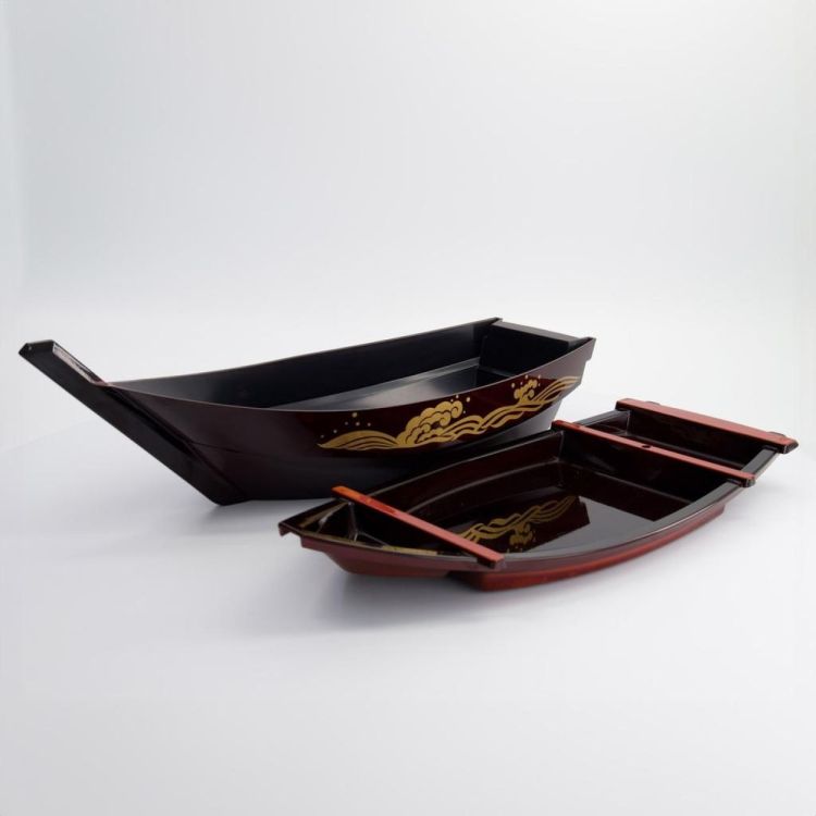 Tokyo Design Studio Sushiboot lakwerk 46x18cm (Brown) - Panache (Koksijde)