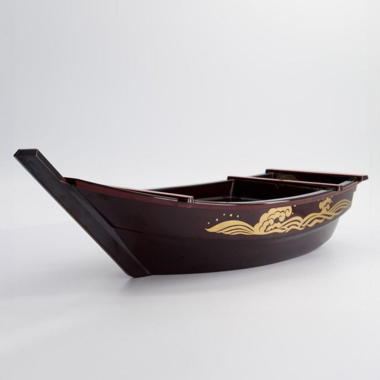 Tokyo Design Studio Sushiboot lakwerk 46x18cm (Brown) - Panache (Koksijde)