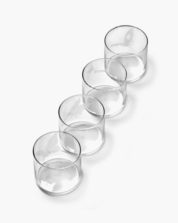 Tomorrowland 4 verres à eau gravés 380ml - Unity (Black & White) - Panache (Koksijde)