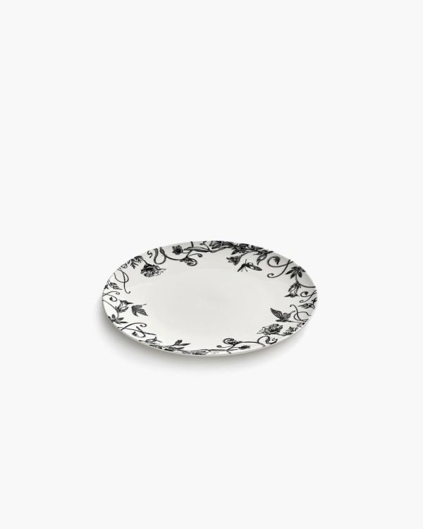 Tomorrowland Bord M Ø21cm Floral Fantasy - Unity (Black & White) - Panache (Koksijde)