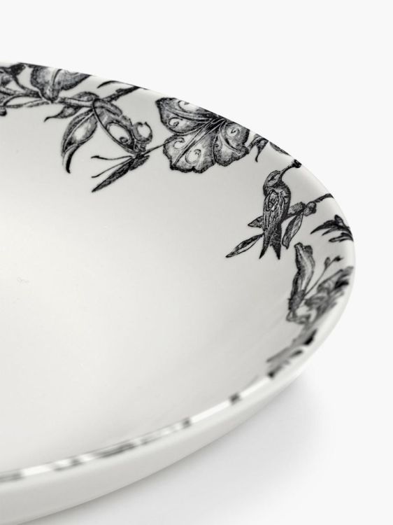 Tomorrowland Laag diep bord Ø27cm Enchanted Garden - Unity (Black & White) - Panache (Koksijde)