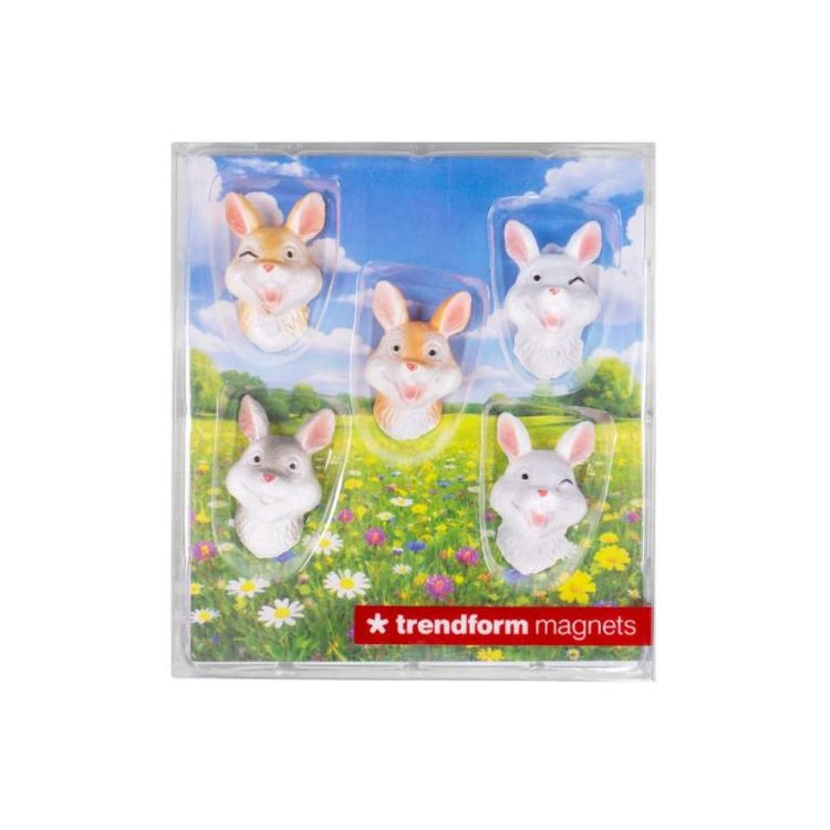 Trendform Magnet Bunny 5 pcs (Multi) - Panache (Koksijde)
