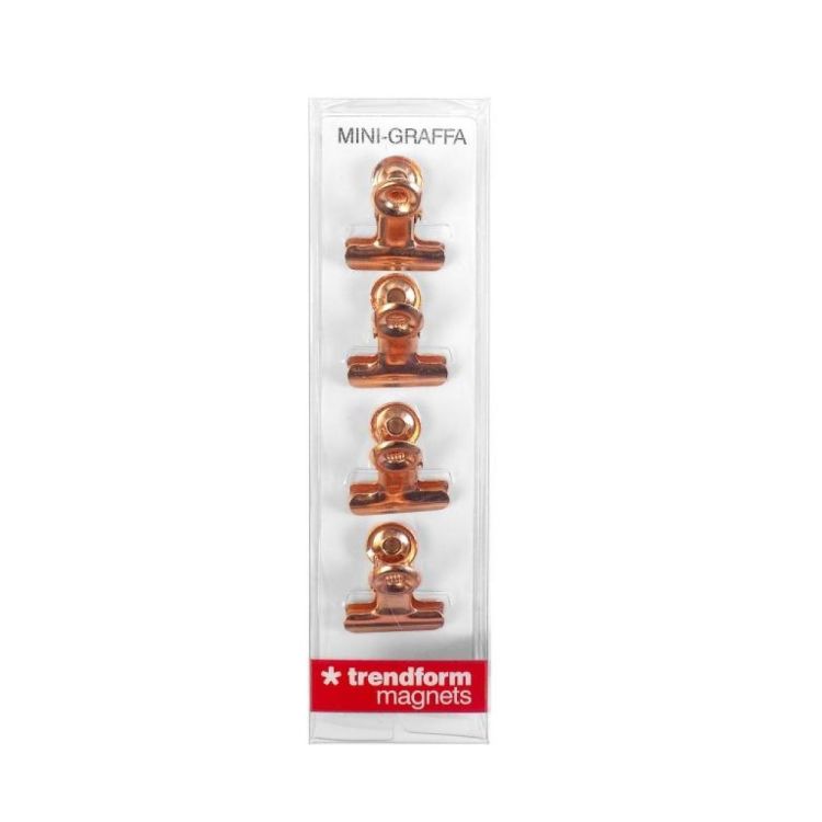 Trendform Magnet Clip Graffa Mini 4pcs (Copper) - Panache (Koksijde)