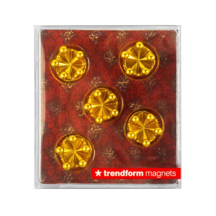 Trendform Magnet Crown 5pcs (Gold) - Panache (Koksijde)