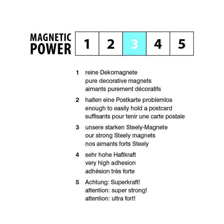 Trendform Magnet KittyCat 6pcs (Zwart/wit) - Panache (Koksijde)