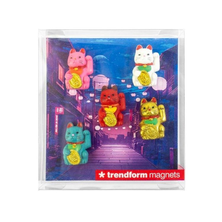 Trendform Magnet Lucky Cat 5 pieces (Multi) - Panache (Koksijde)