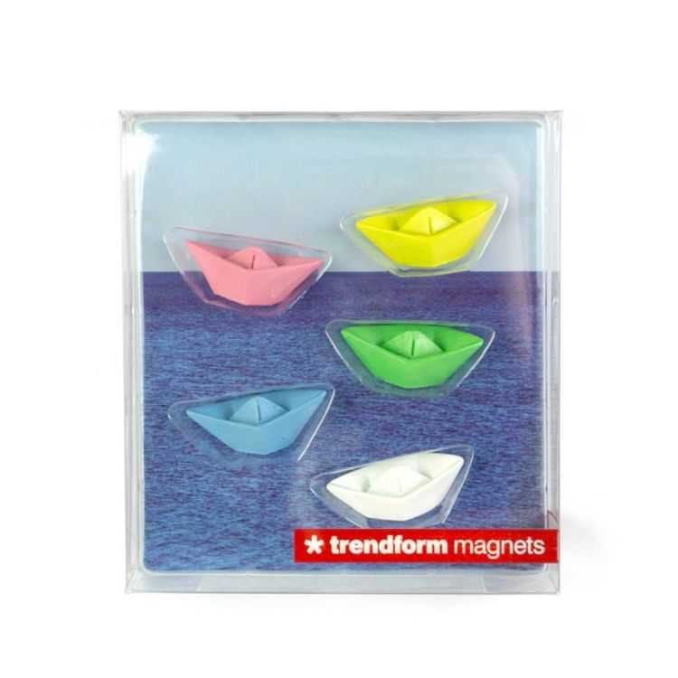 Trendform Magnet Paper Boat 5pcs (Multi) - Panache (Koksijde)