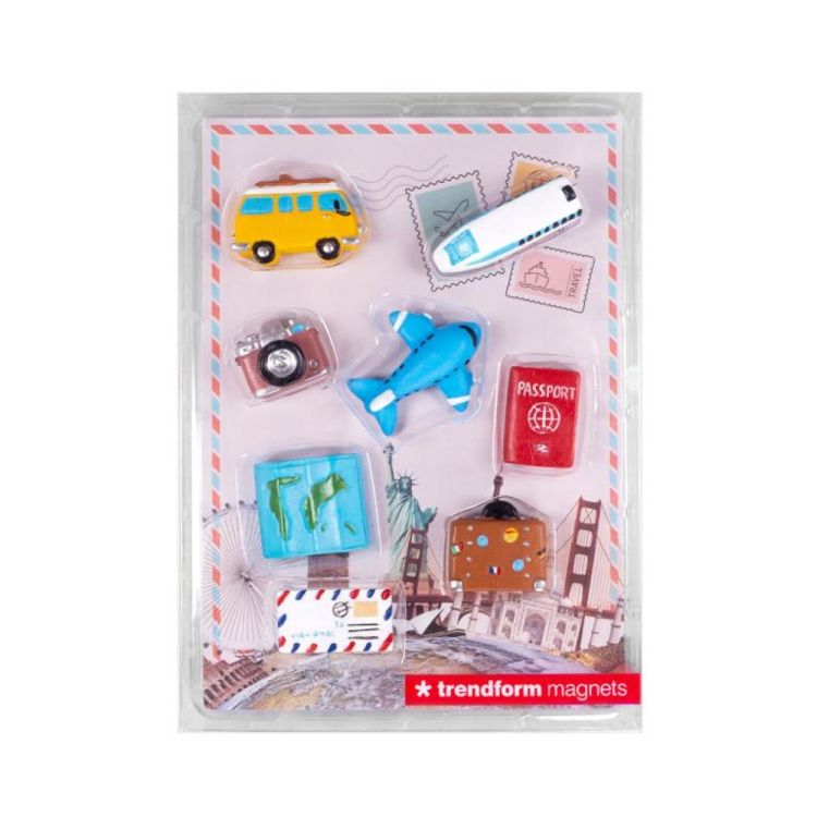 Trendform Magnet Travel 8 pieces (Multi) - Panache (Koksijde)