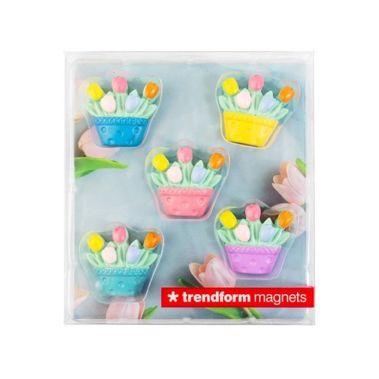 Trendform Magnet Tulip 5 pieces (Multi) - Panache (Koksijde)