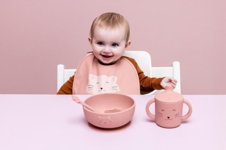 Trixie Set 2 afwasbare slabbetjes - Mrs. Cat () - Panache (Koksijde)