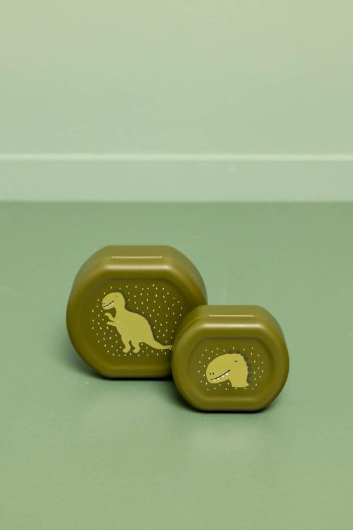 Trixie Set 2 snackboxen met clip - Mr. Dino () - Panache (Koksijde)