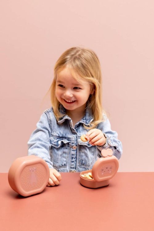 Trixie Set 2 snackboxen met clip - Mrs. Cat () - Panache (Koksijde)