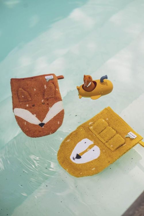 Trixie Set 2 washandjes - Mr. Lion & Mr. Fox (Multi) - Panache (Koksijde)