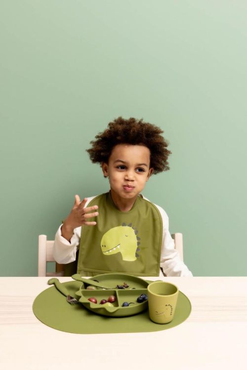 Trixie Siliconen bord met vakjes en zuignap - Mr. Dino () - Panache (Koksijde)