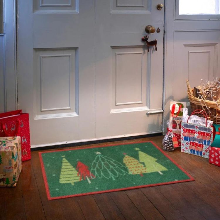 Turtle Mat Christmas Forest 60x85cm (Multi) - Panache (Koksijde)