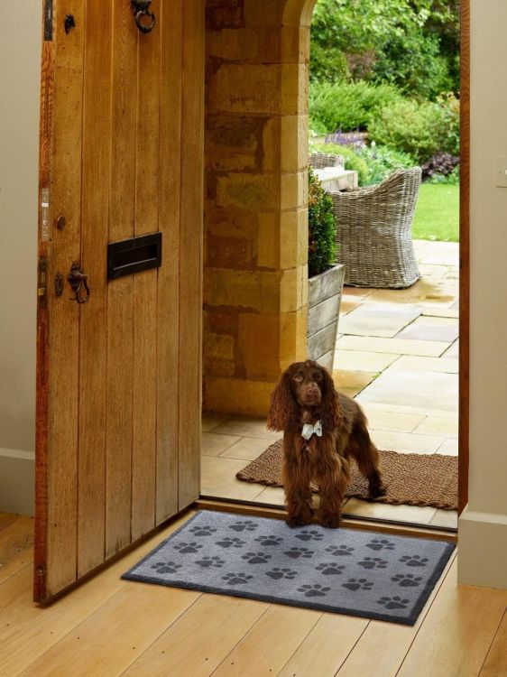 Turtle Mat Paws grey 60x85cm (Multi) - Panache (Koksijde)