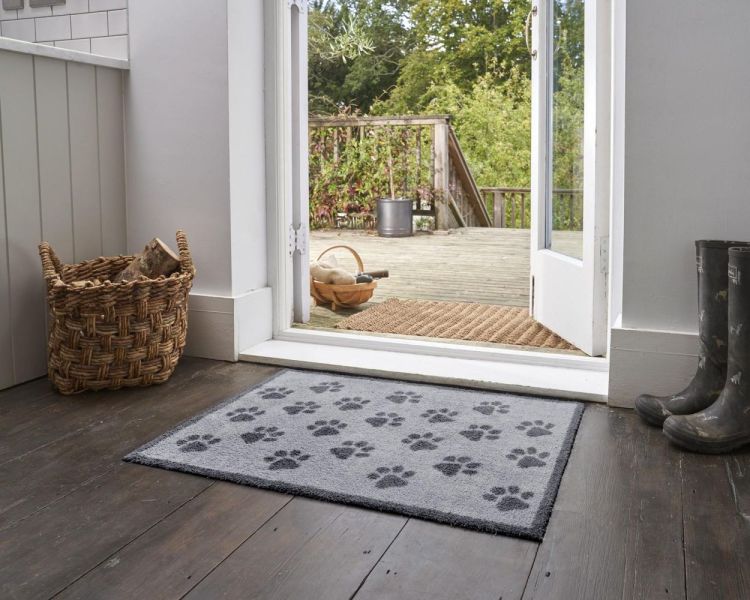 Turtle Mat Paws grey 60x85cm (Multi) - Panache (Koksijde)