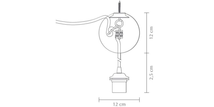 Umage Cannonball 2,5m cable (Wit) - Panache (Koksijde)