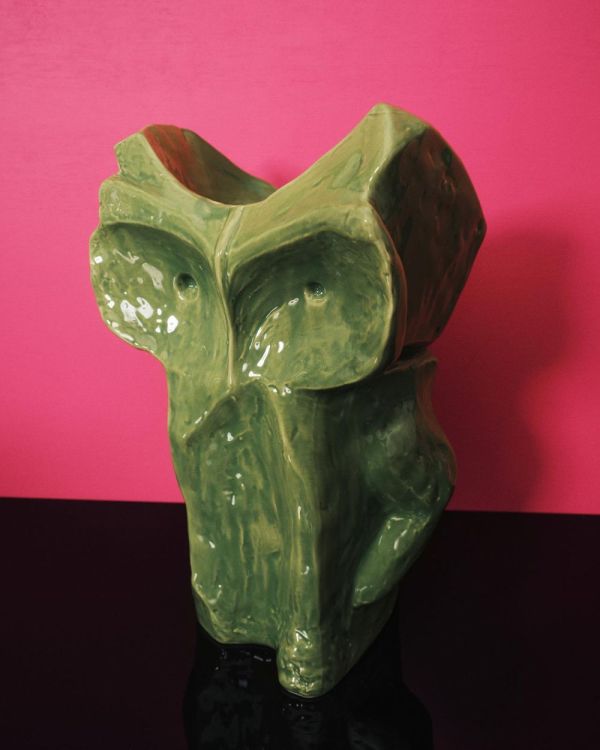 Marni Owl Vase L After Midnight Marni (Groen) - Panache (Koksijde)