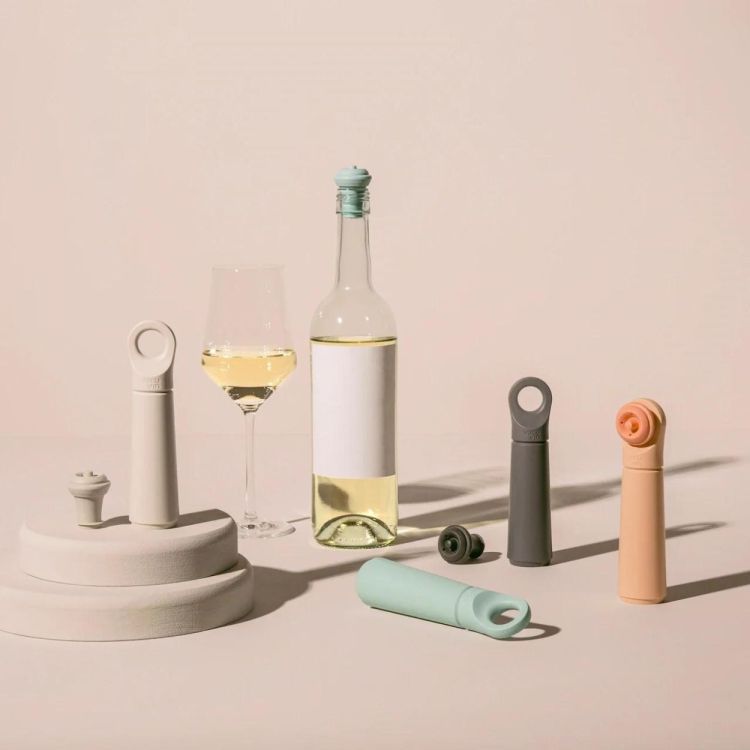 Vacu vin Set de 4 bouchons à vin Loop (Multi) - Panache (Koksijde)