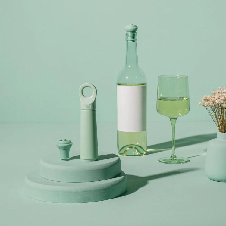 Vacu vin Pompe à vin sous vide Loop (jade) - Panache (Koksijde)